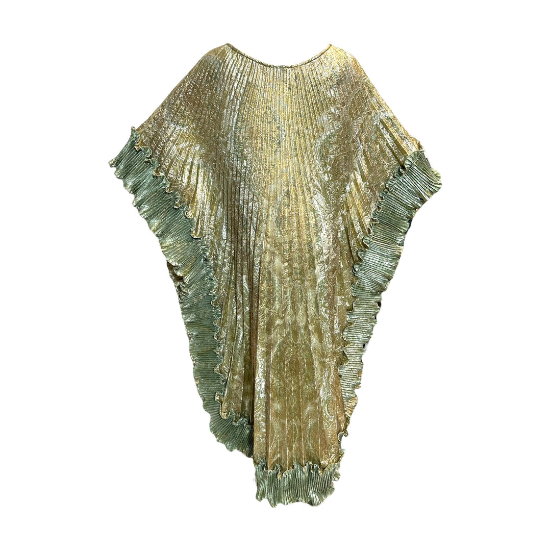 Pre Order Madam Ophelia Champagne /Silver Brocade Kaftan